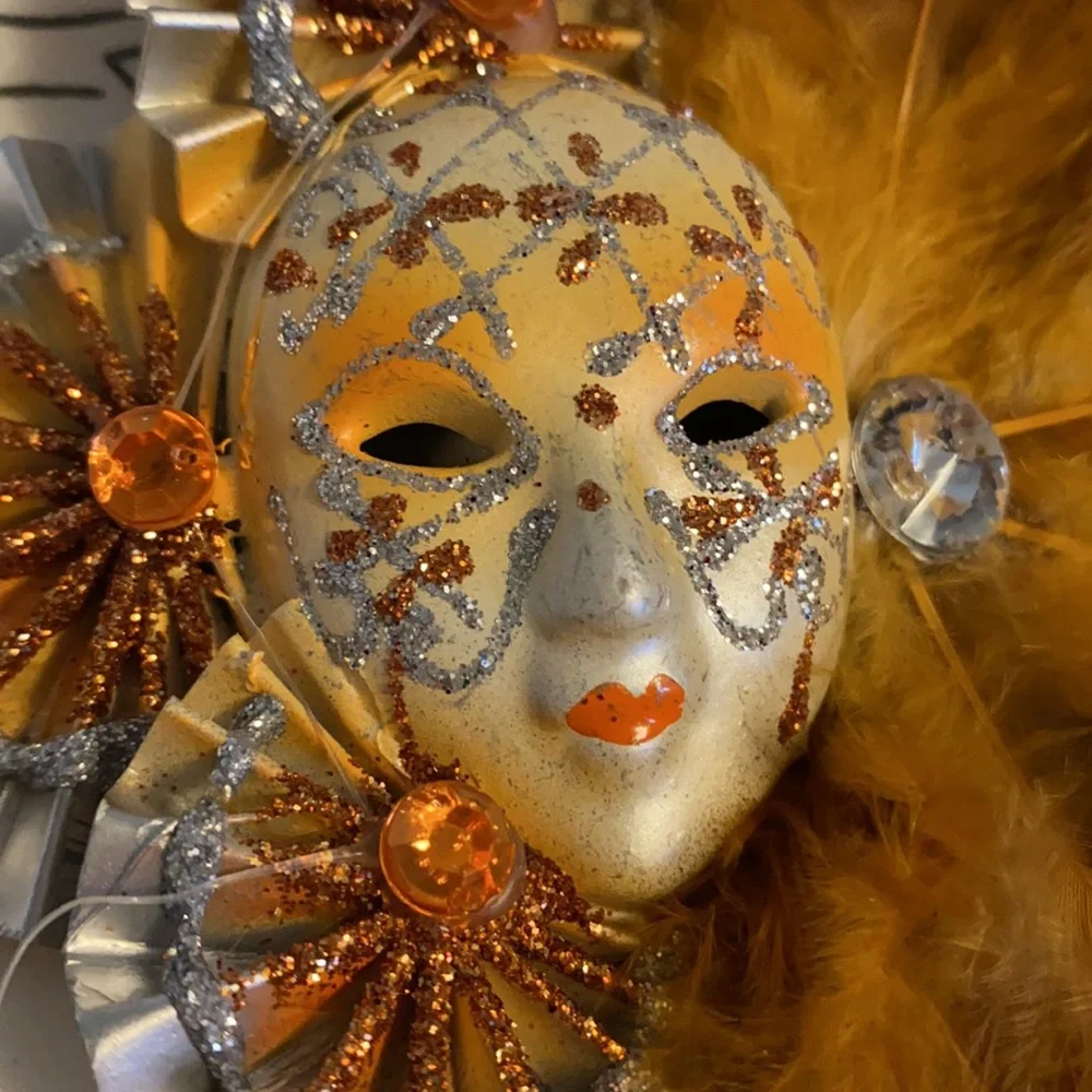 Theater Mask Ornament/Magnet